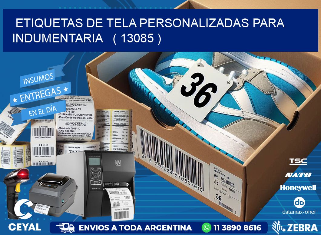ETIQUETAS DE TELA PERSONALIZADAS PARA INDUMENTARIA   ( 13085 )