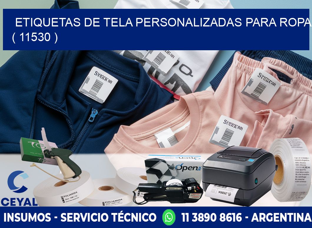 ETIQUETAS DE TELA PERSONALIZADAS PARA ROPA ( 11530 )