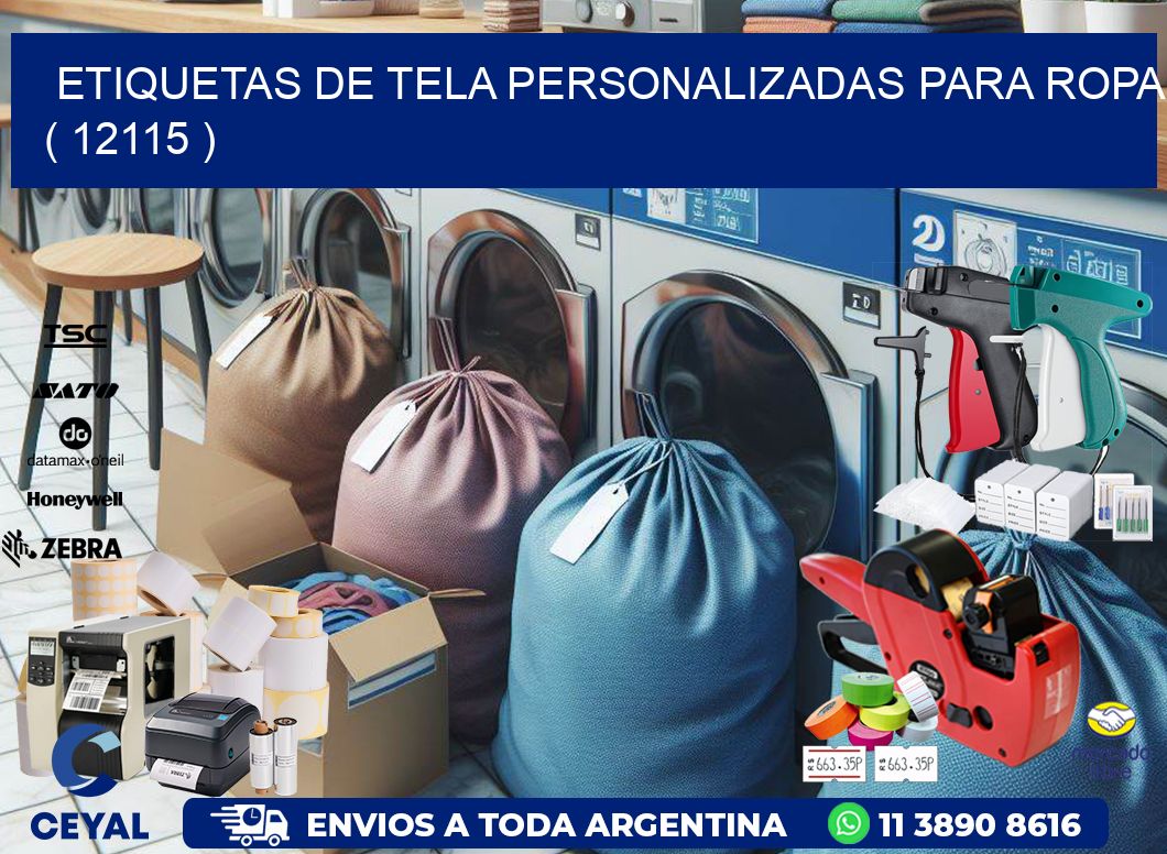 ETIQUETAS DE TELA PERSONALIZADAS PARA ROPA ( 12115 )