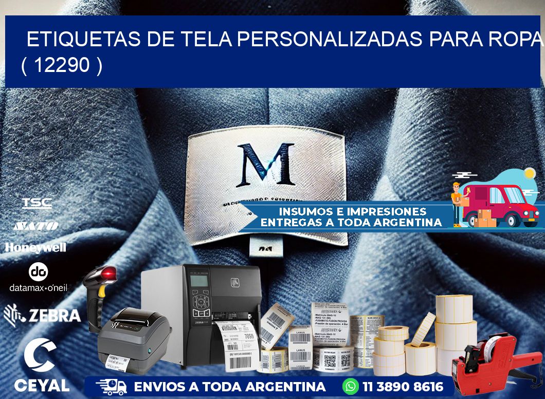 ETIQUETAS DE TELA PERSONALIZADAS PARA ROPA ( 12290 )