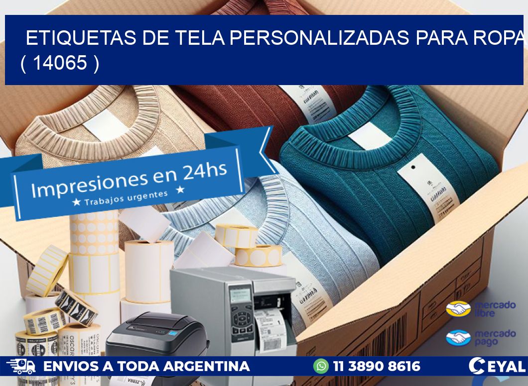 ETIQUETAS DE TELA PERSONALIZADAS PARA ROPA ( 14065 )
