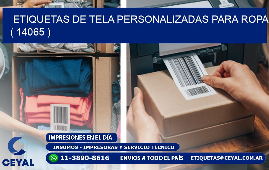 ETIQUETAS DE TELA PERSONALIZADAS PARA ROPA ( 14065 )