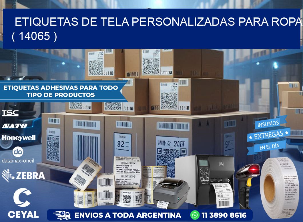 ETIQUETAS DE TELA PERSONALIZADAS PARA ROPA ( 14065 )