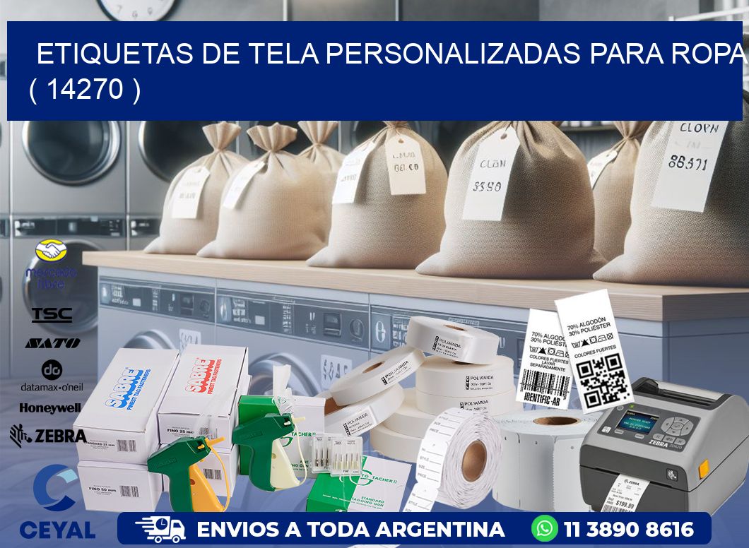 ETIQUETAS DE TELA PERSONALIZADAS PARA ROPA ( 14270 )