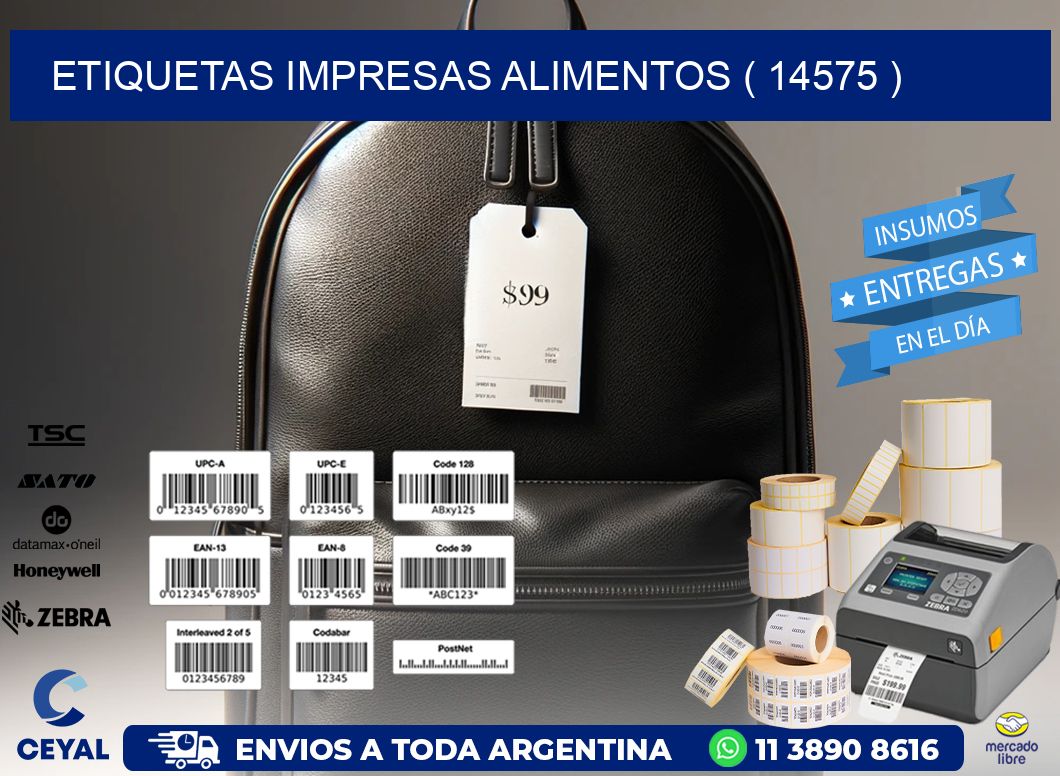 ETIQUETAS IMPRESAS ALIMENTOS ( 14575 )
