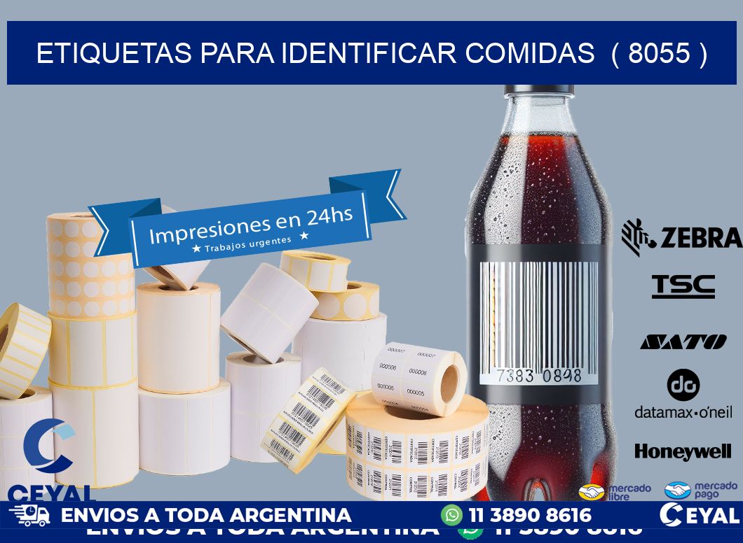 ETIQUETAS PARA IDENTIFICAR COMIDAS  ( 8055 )