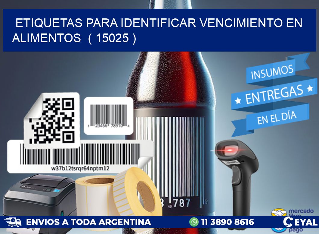 ETIQUETAS PARA IDENTIFICAR VENCIMIENTO EN ALIMENTOS  ( 15025 )