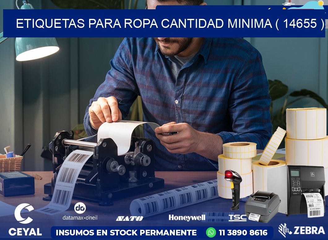 ETIQUETAS PARA ROPA CANTIDAD MINIMA ( 14655 )