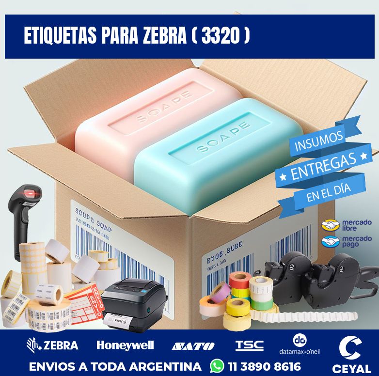 ETIQUETAS PARA ZEBRA ( 3320 )