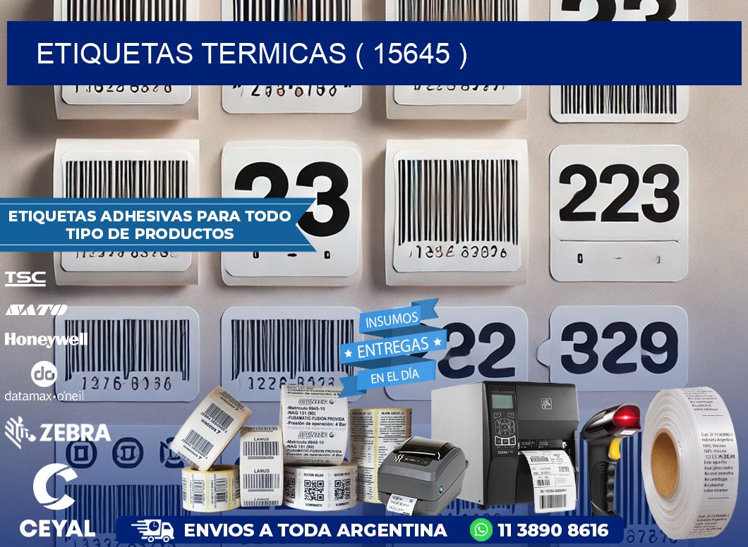 ETIQUETAS TERMICAS ( 15645 )