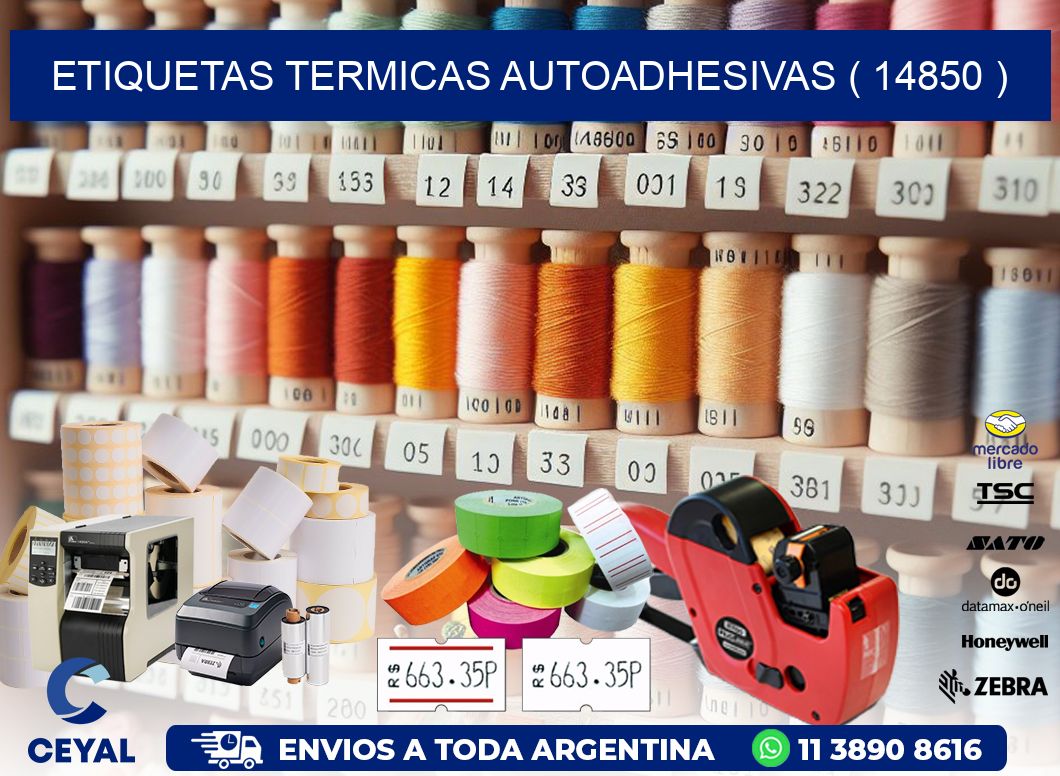 ETIQUETAS TERMICAS AUTOADHESIVAS ( 14850 )