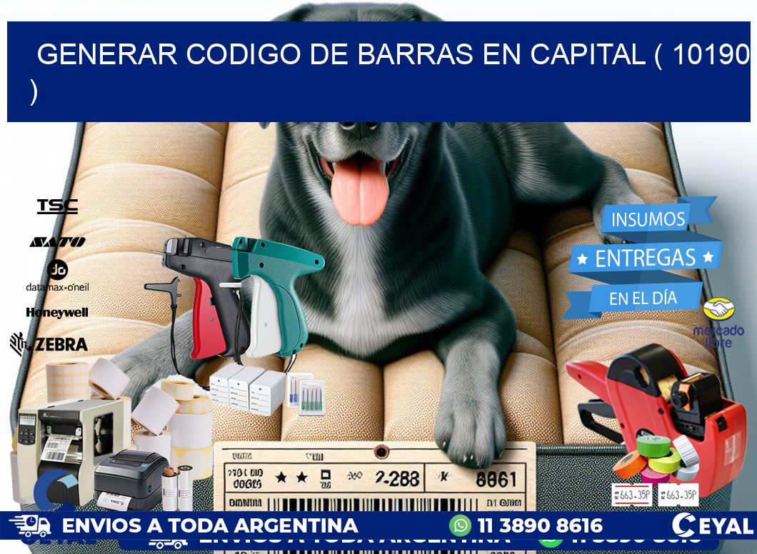 GENERAR CODIGO DE BARRAS EN CAPITAL ( 10190 )