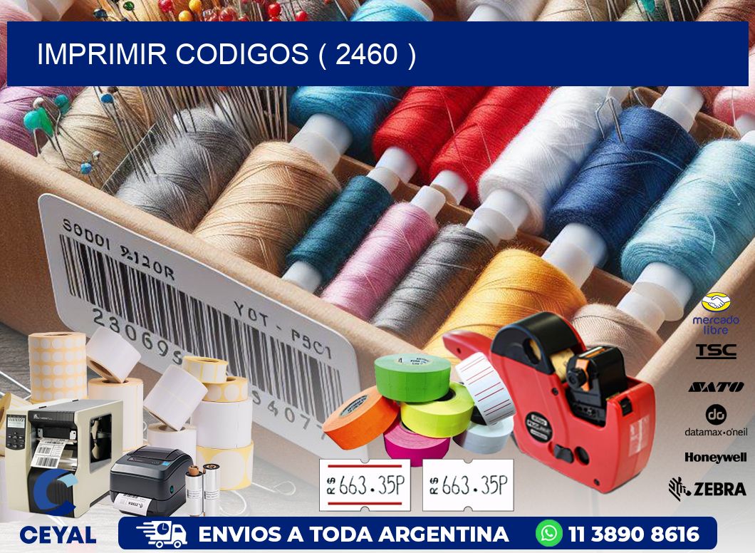 IMPRIMIR CODIGOS ( 2460 )