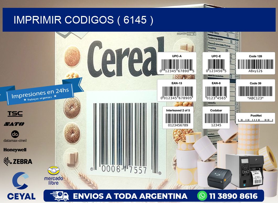 IMPRIMIR CODIGOS ( 6145 )