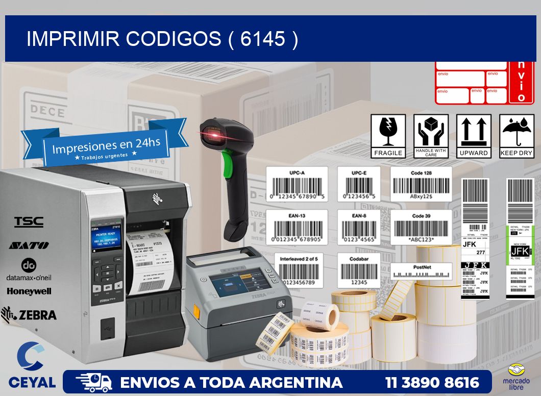 IMPRIMIR CODIGOS ( 6145 )