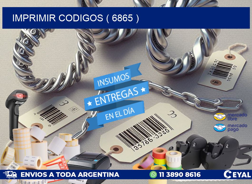 IMPRIMIR CODIGOS ( 6865 )