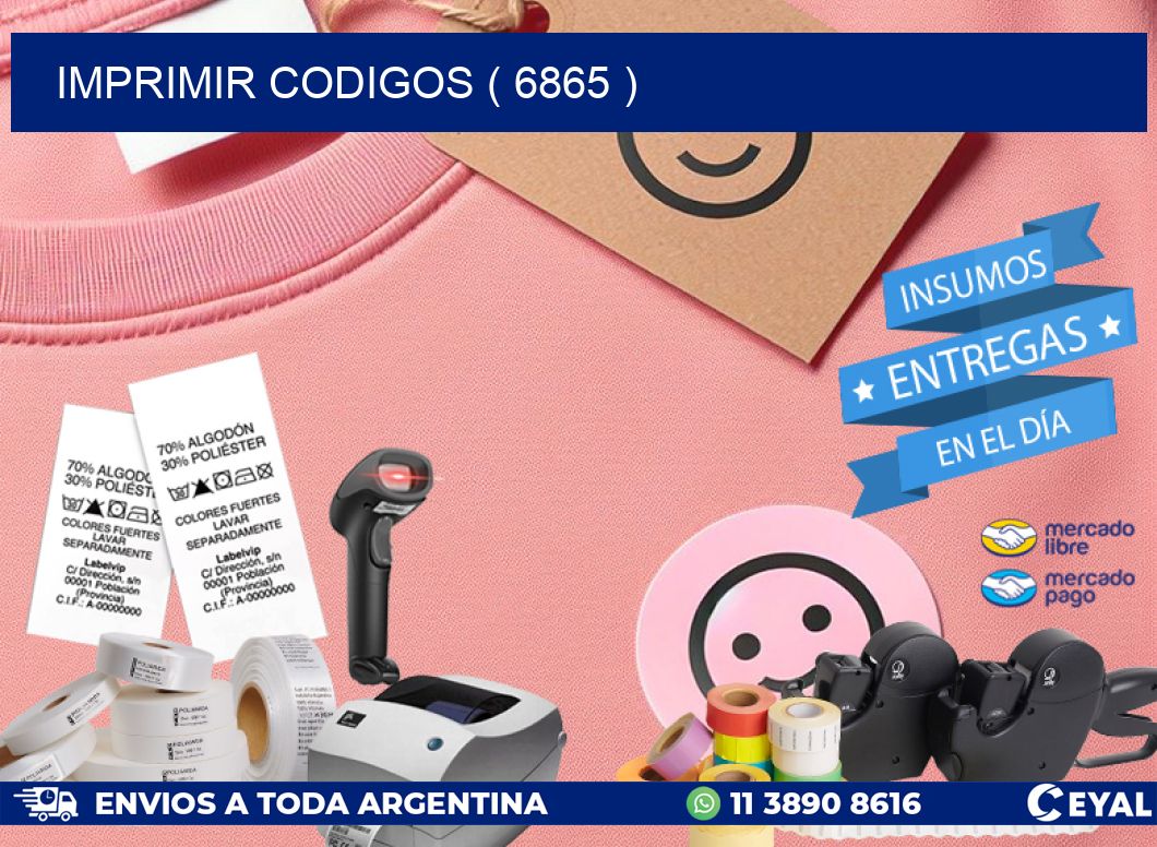 IMPRIMIR CODIGOS ( 6865 )