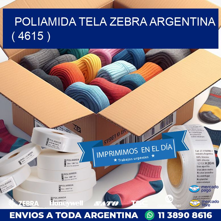 POLIAMIDA TELA ZEBRA ARGENTINA ( 4615 )