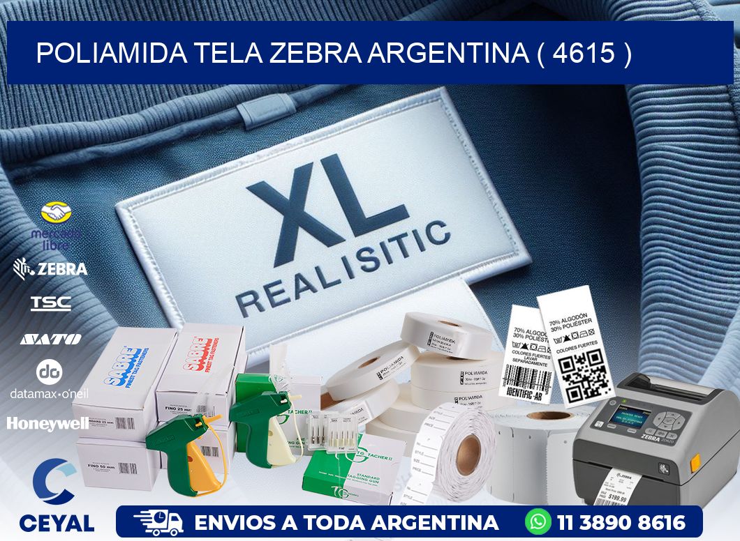 POLIAMIDA TELA ZEBRA ARGENTINA ( 4615 )