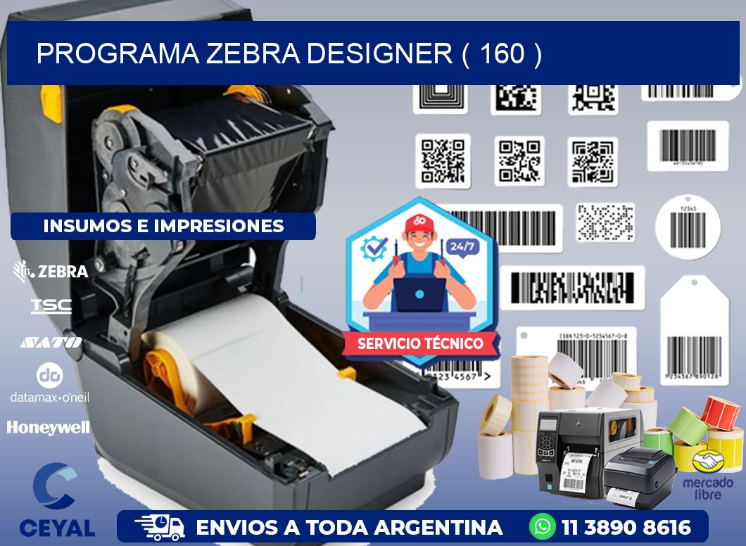 PROGRAMA ZEBRA DESIGNER ( 160 )