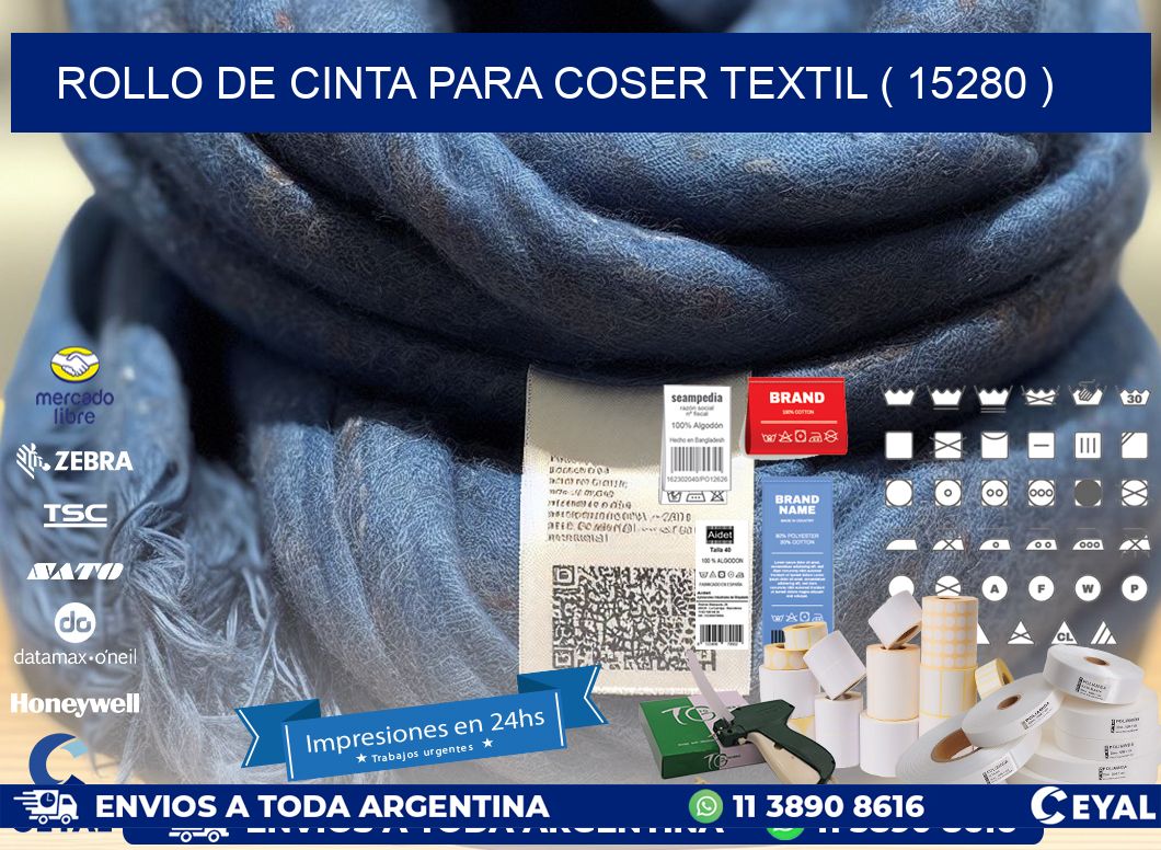 ROLLO DE CINTA PARA COSER TEXTIL ( 15280 )