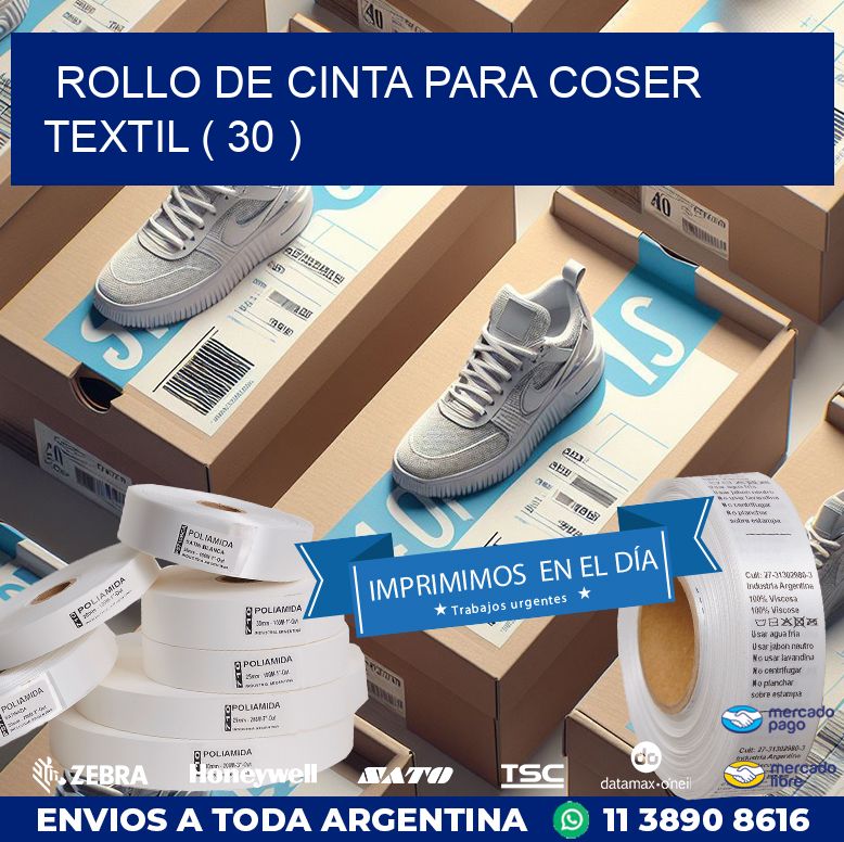 ROLLO DE CINTA PARA COSER TEXTIL ( 30 )