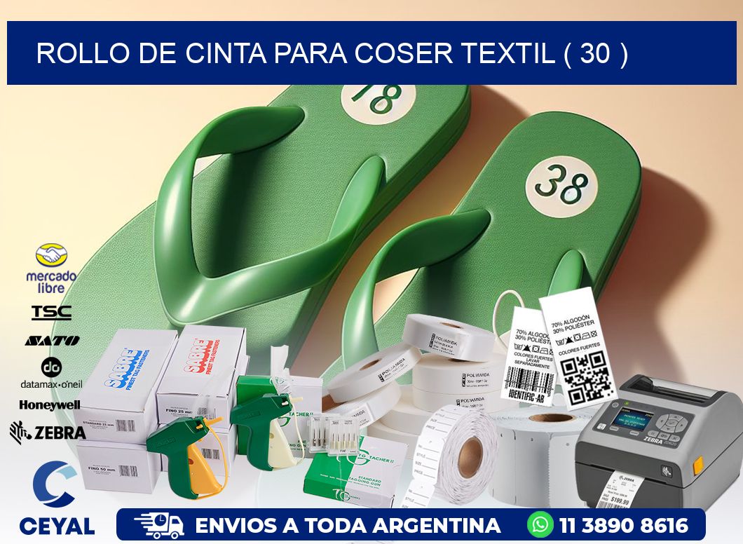 ROLLO DE CINTA PARA COSER TEXTIL ( 30 )