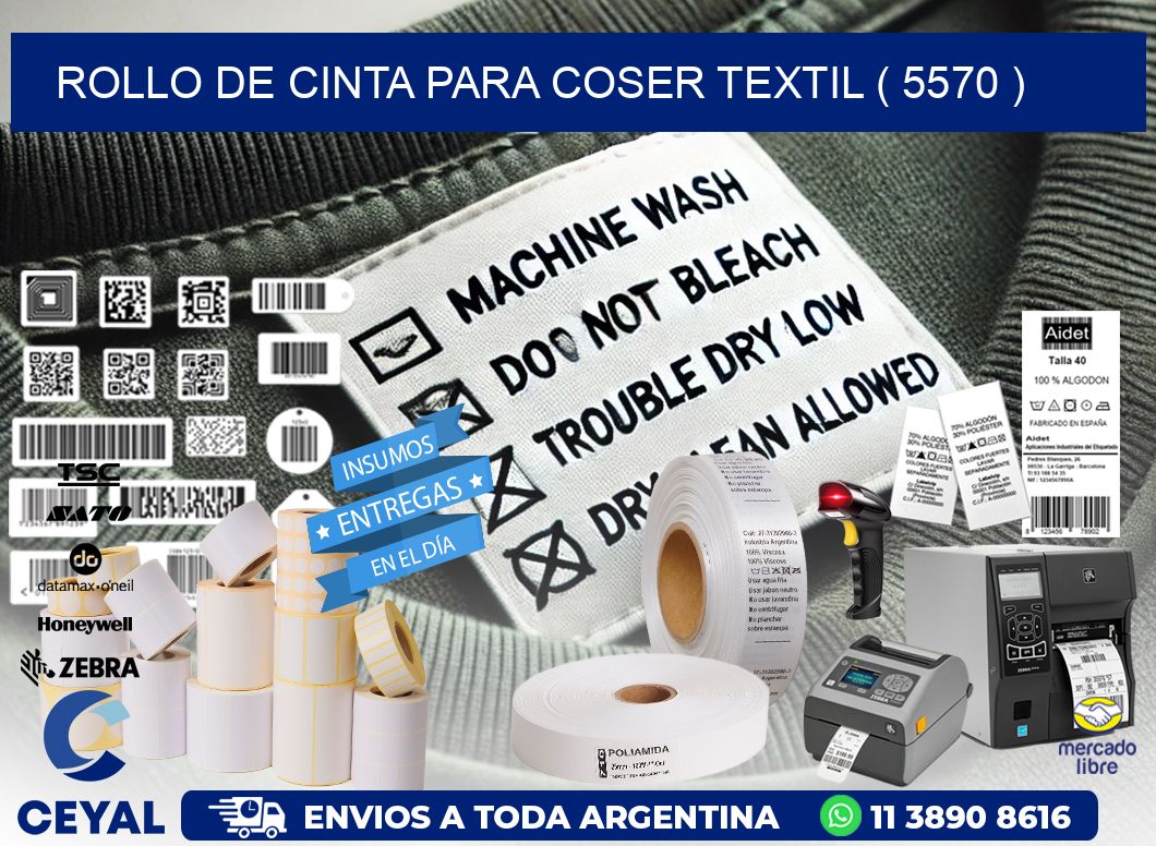 ROLLO DE CINTA PARA COSER TEXTIL ( 5570 )