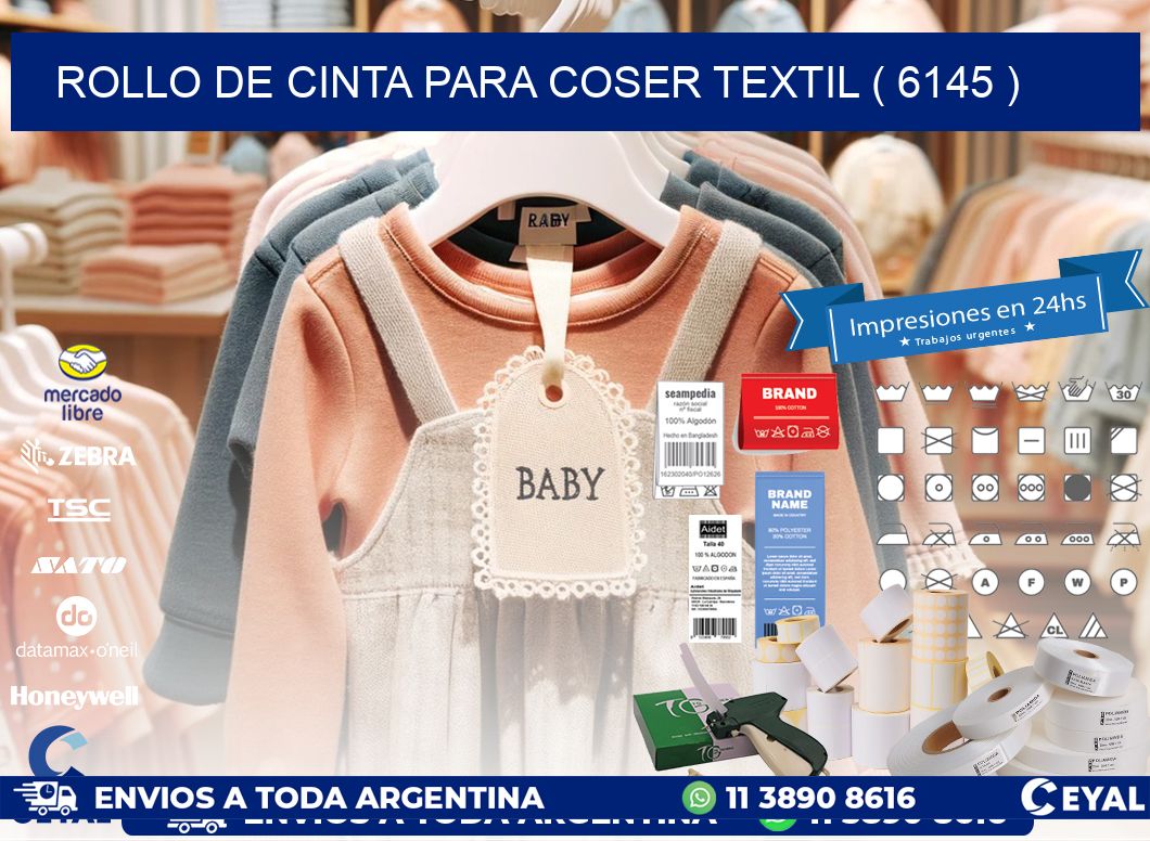 ROLLO DE CINTA PARA COSER TEXTIL ( 6145 )