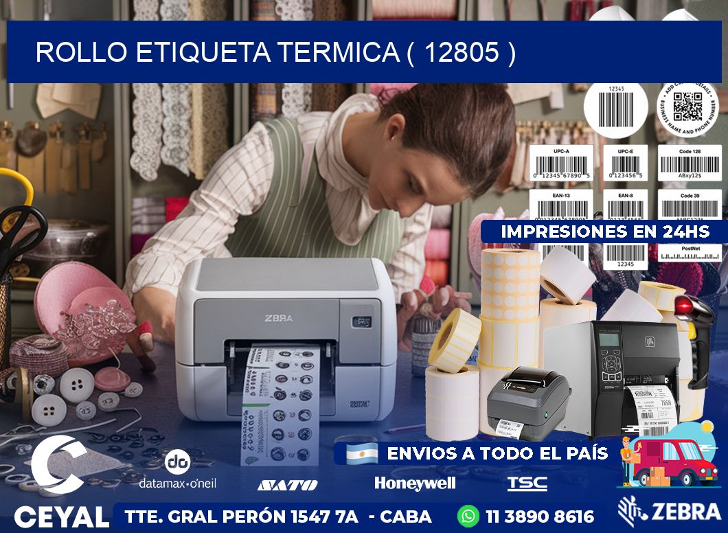 ROLLO ETIQUETA TERMICA ( 12805 )