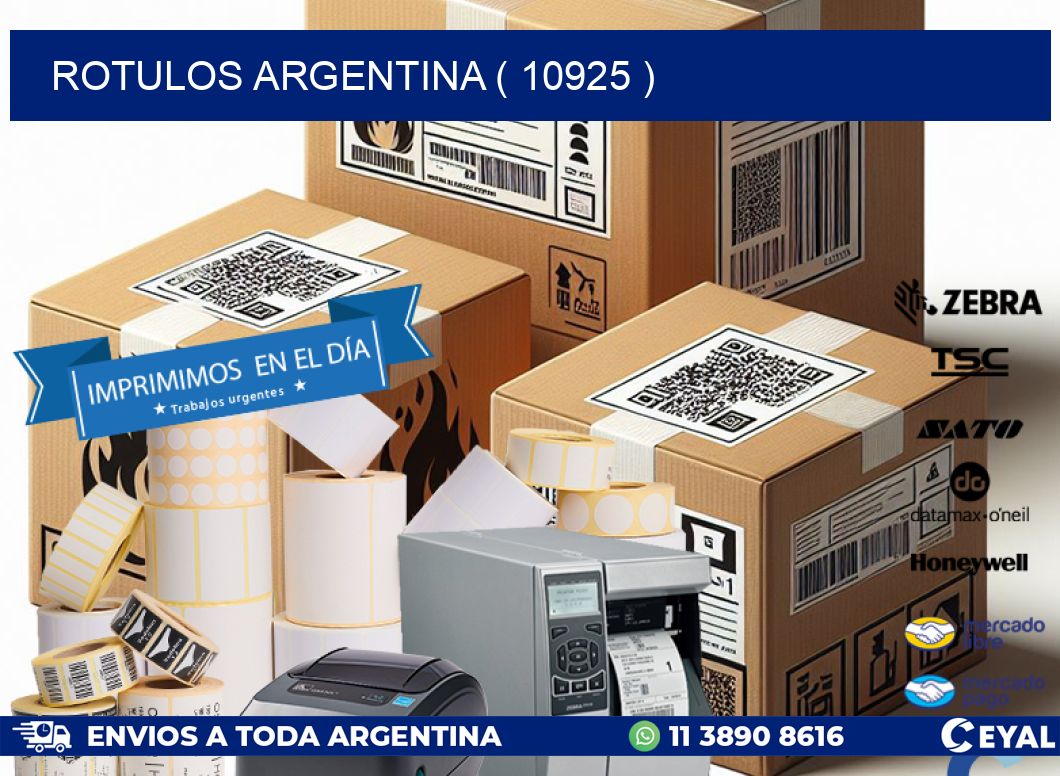 ROTULOS ARGENTINA ( 10925 )