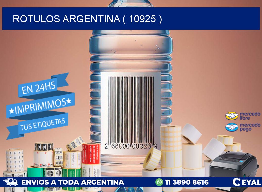 ROTULOS ARGENTINA ( 10925 )