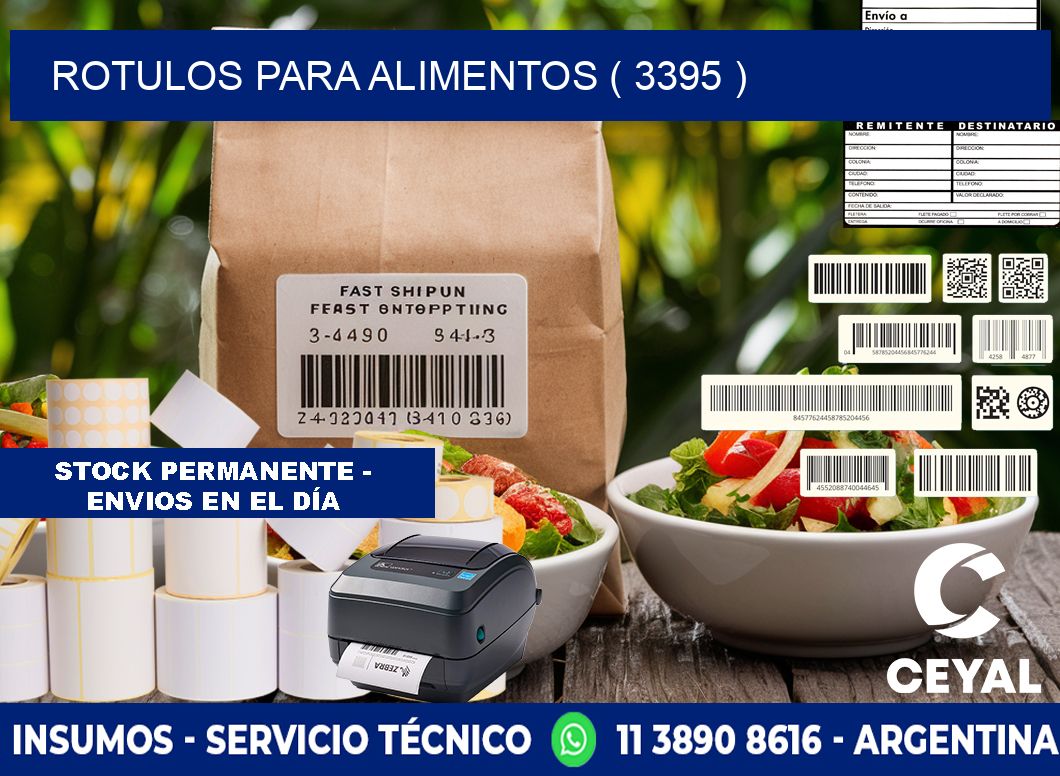 ROTULOS PARA ALIMENTOS ( 3395 )