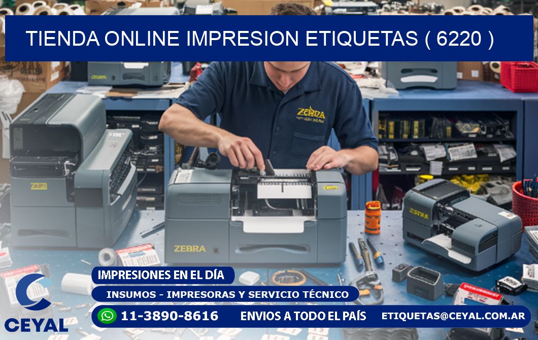 TIENDA ONLINE IMPRESION ETIQUETAS ( 6220 )