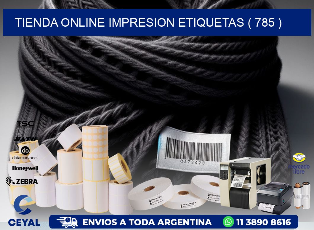 TIENDA ONLINE IMPRESION ETIQUETAS ( 785 )