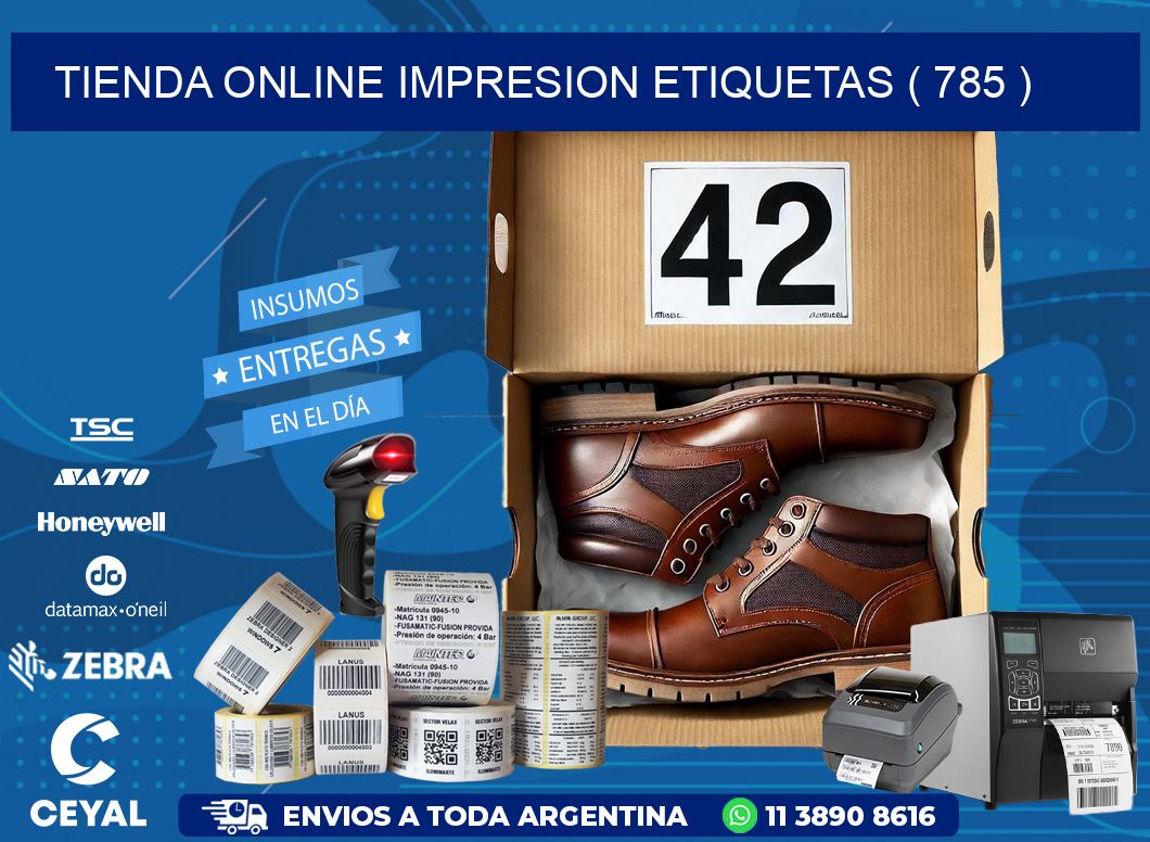 TIENDA ONLINE IMPRESION ETIQUETAS ( 785 )