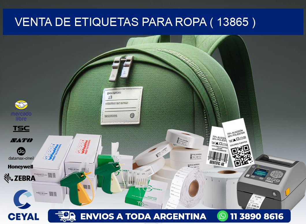 VENTA DE ETIQUETAS PARA ROPA ( 13865 )