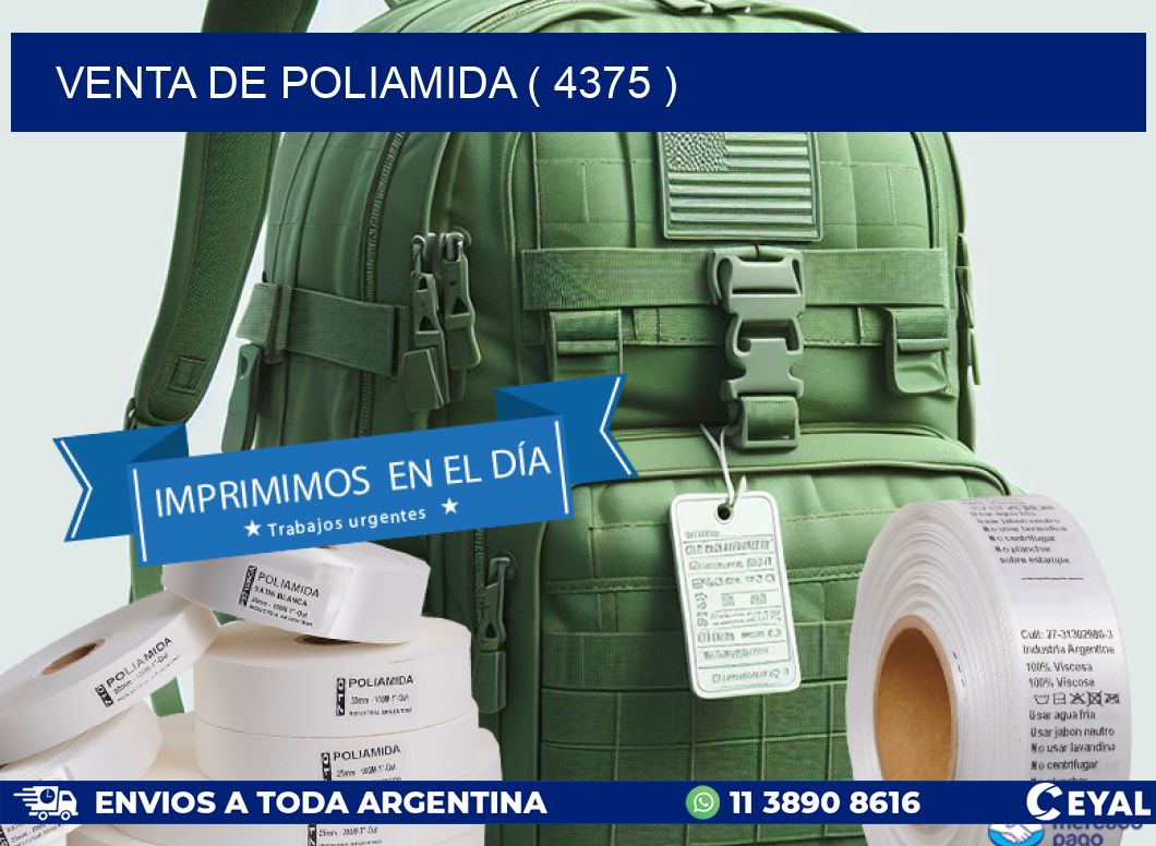 VENTA DE POLIAMIDA ( 4375 )