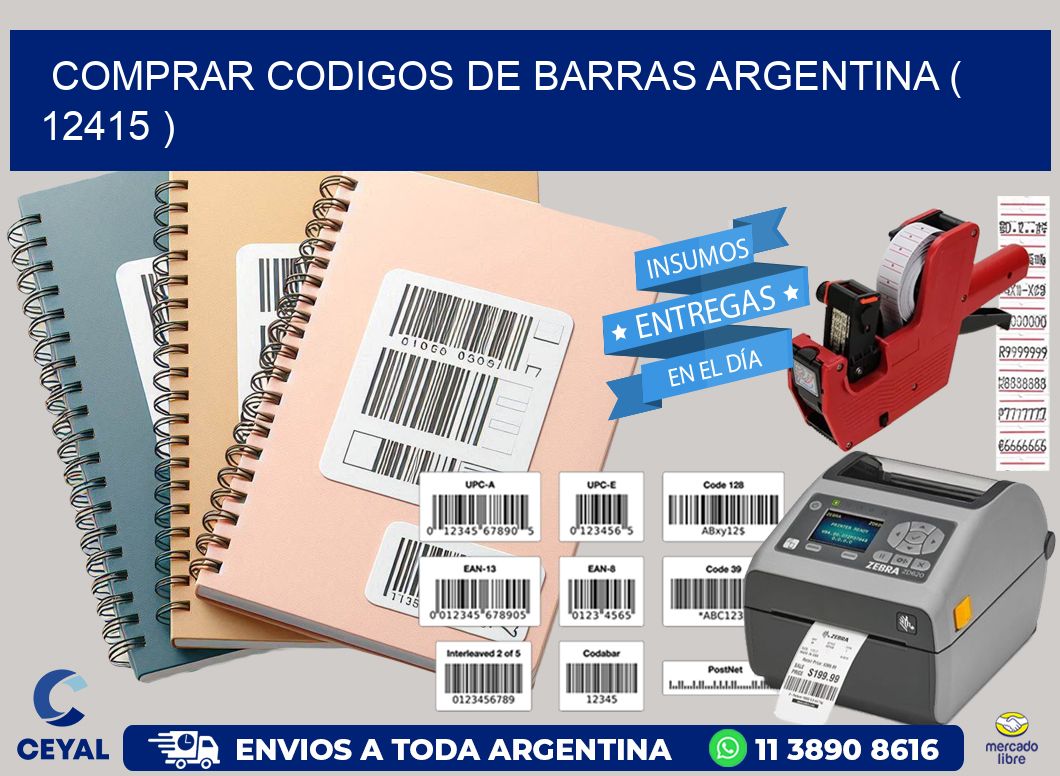 comprar codigos de barras argentina ( 12415 )