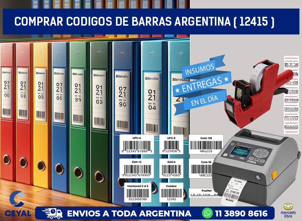 comprar codigos de barras argentina ( 12415 )