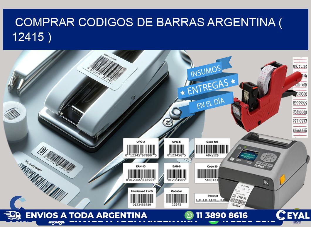 comprar codigos de barras argentina ( 12415 )