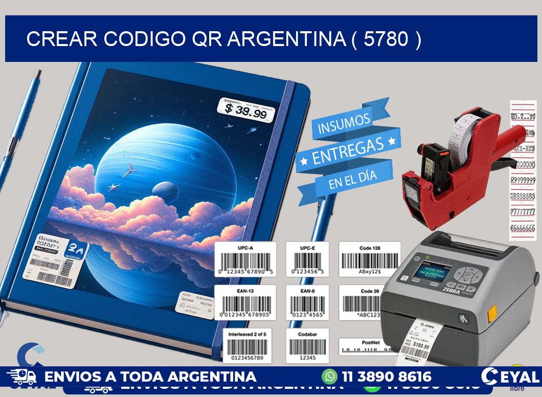 crear codigo qr argentina ( 5780 )
