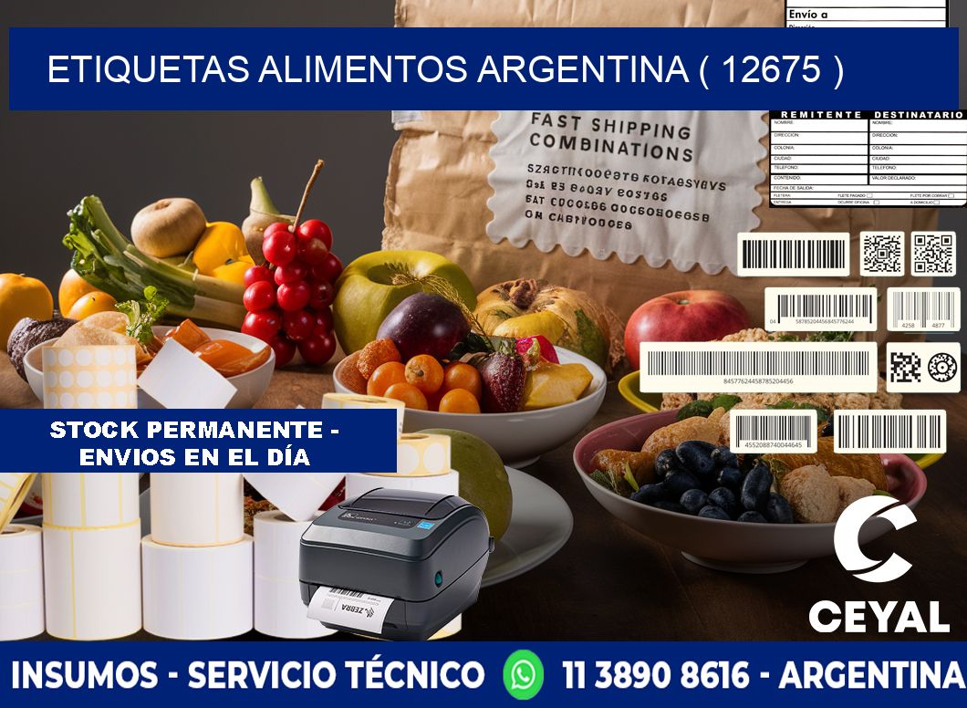 etiquetas alimentos argentina ( 12675 )
