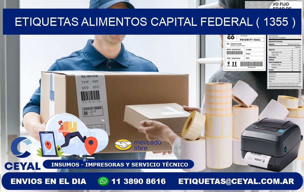 etiquetas alimentos capital federal ( 1355 )