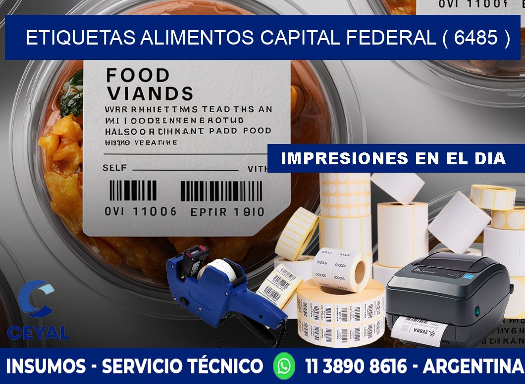 etiquetas alimentos capital federal ( 6485 )