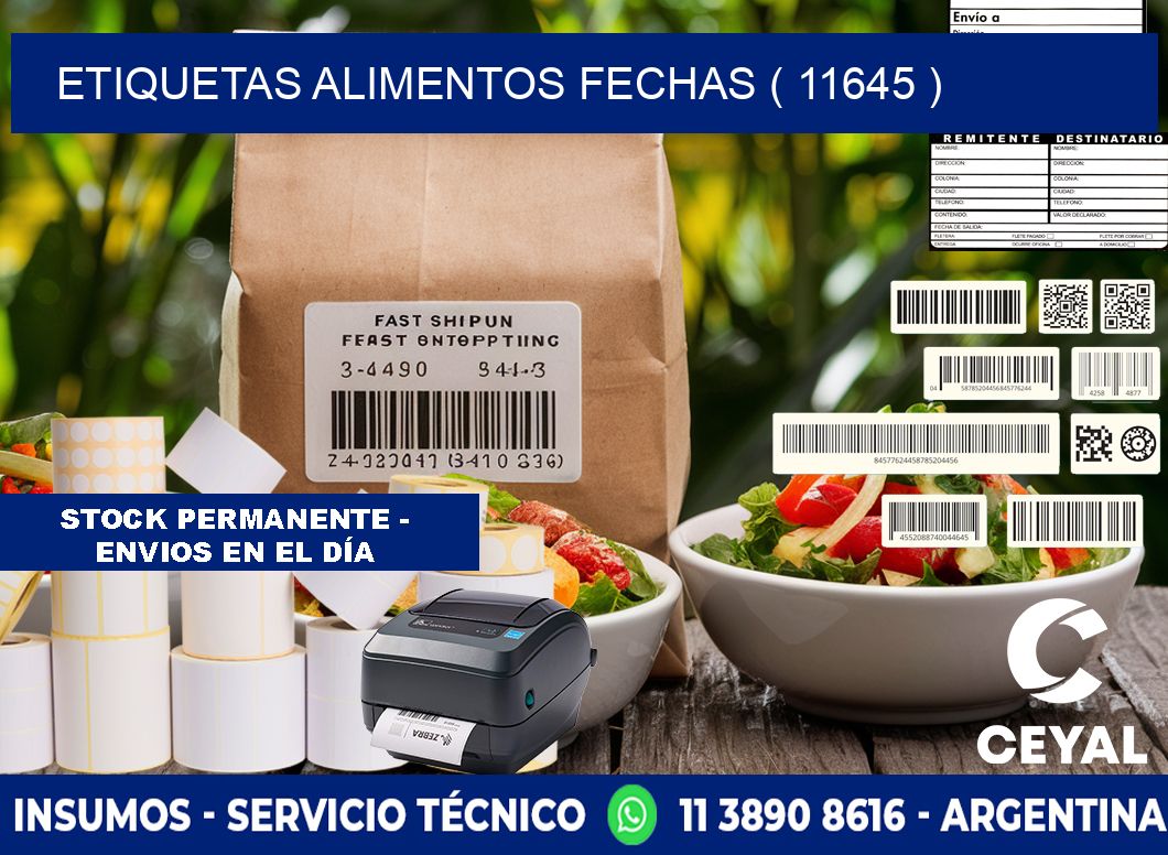 etiquetas alimentos fechas ( 11645 )