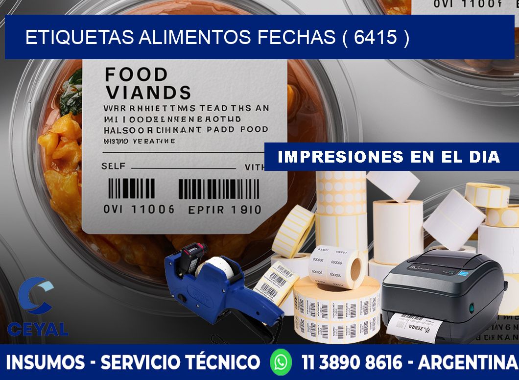 etiquetas alimentos fechas ( 6415 )
