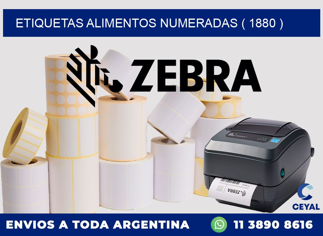 etiquetas alimentos numeradas ( 1880 )