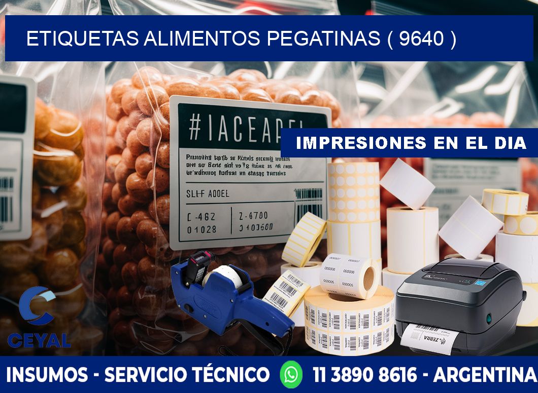 etiquetas alimentos pegatinas ( 9640 )