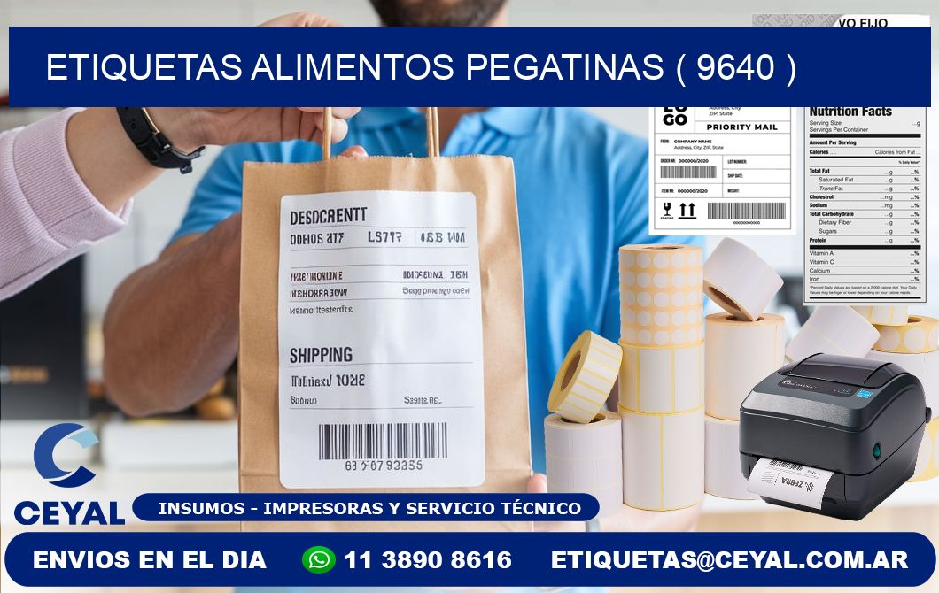 etiquetas alimentos pegatinas ( 9640 )